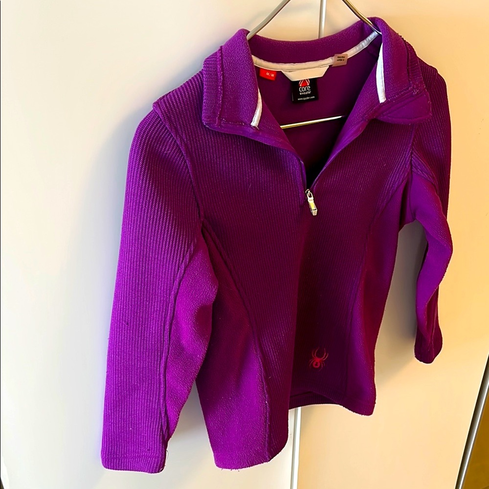 Spyder Quarter Zip Girls Medium Purple
Fleece combo